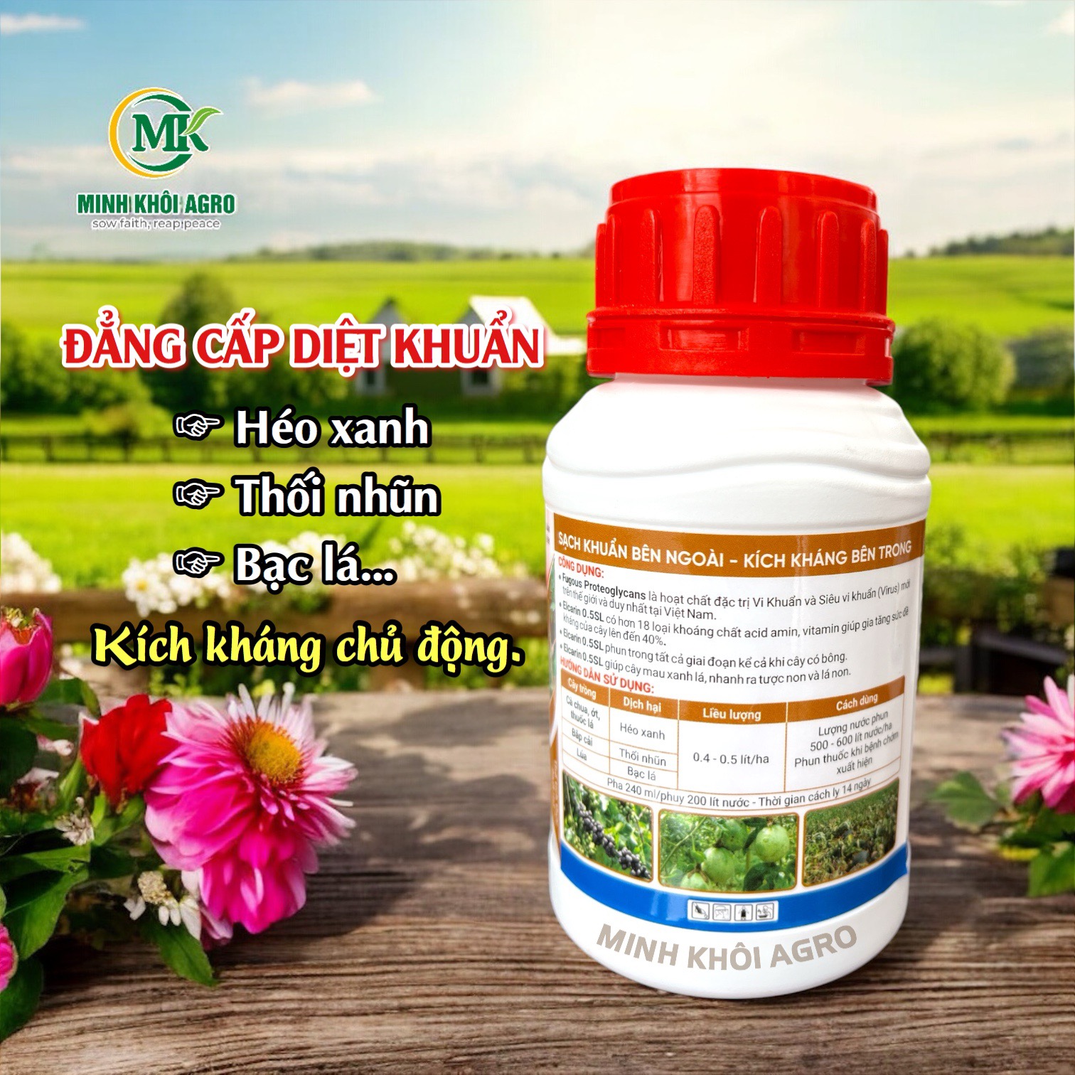 Thuốc trừ bệnh ELCARIN 0.5SL - Chai 240ml